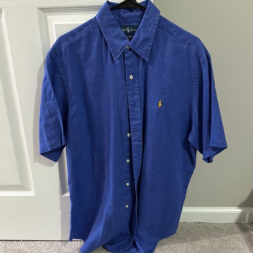 Polo by Ralph Lauren Blue Casual Button Down Shirt